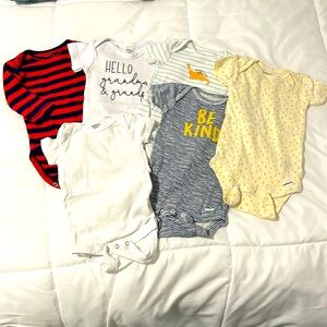 Lot of infant onesies. Size 3-6 months.